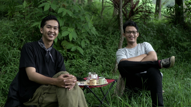 Andre Rivaldo (Barista) dan Sani (LUDEN)