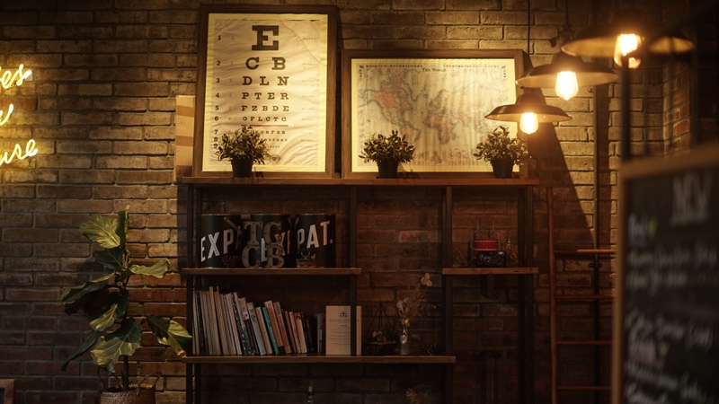Interior Coffee Shop The Cabin Magelang