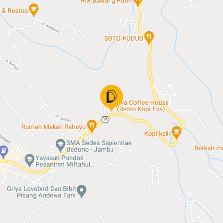 Peta Jalan Tjipto Coffee and Roastery Kabupaten Semarang