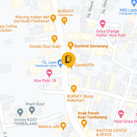 Peta Jalan Kopi Ejaankoffie Tembalang