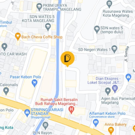 Peta Jalan Begik Coffee Roastery Magelang